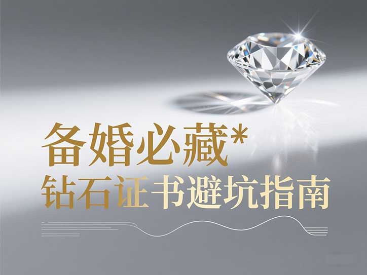 备婚必藏❗钻石证书避坑指南，权威不掉级