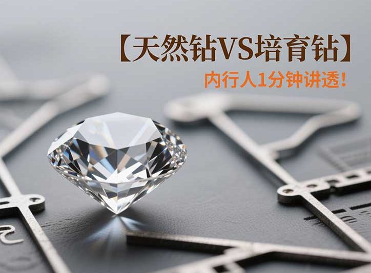 💎【天然钻VS培育钻】内行人1分钟讲透！别再交智商税啦！